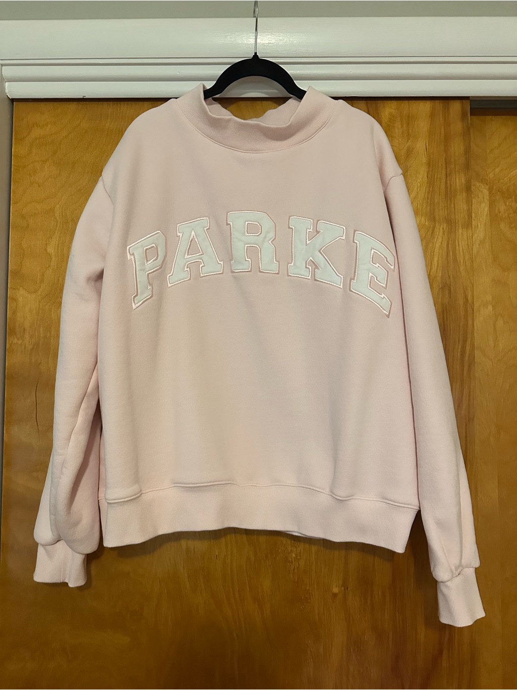 Parke Pale Pink Mockneck